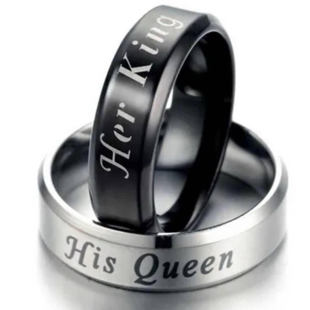His and Her Couple Rings Set